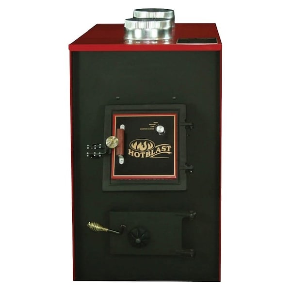 Us Stove Co Coal Furnace, 2414 in W, 48 in D, 4014 in H, 139,000 Btu Heating, Cast Iron - 1500