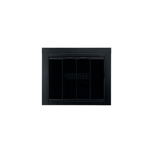 Dyna-Glo Pleasant Hearth Ascot Fireplace Glass Door Black AT-1001 37-1/2"L x 33"H - AT-1001