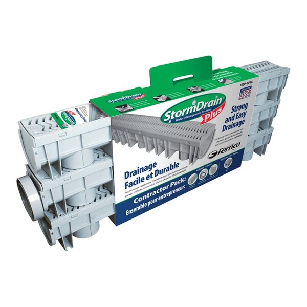 Fernco Fernco FSDP-GP3G Storm Drain Plus - Pack of 3 - FSDP-GP3G