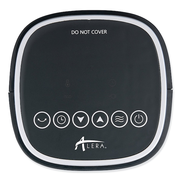 Alera Ceramic Heater Tower w/Remote Control, 7.17" x 7.17" x 22.95", Black - HECT24