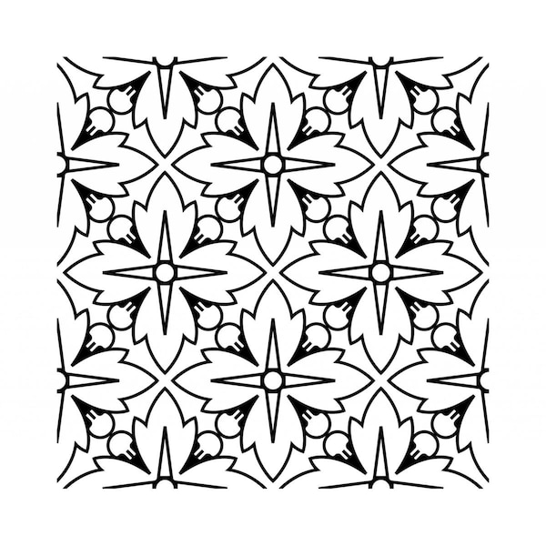 Homeroots 7 x 7 in. Black & White Silo Peel & Stick Removable Tiles - 390716