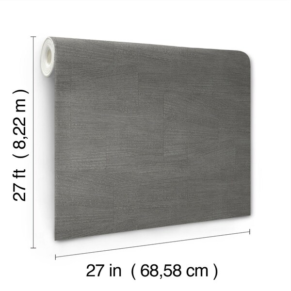 York Wallcoverings Higher Ground Geo Onyx Wallpaper - FM1032