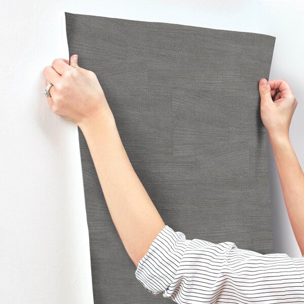 York Wallcoverings Higher Ground Geo Onyx Wallpaper - FM1032