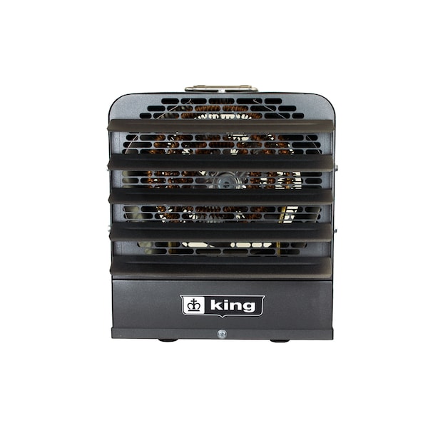 King Electric Pkb-Fm Portable Unit Heater 240V 10Kw 3-Ph W/ Stat & Fan Only - PKB2410-3-T-FM