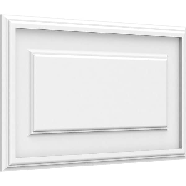 Ekena Millwork Legacy Raised Panel Decorative Wall Panel, 22"W x 12"H x 5/8"P - WALP22X12X062LEG