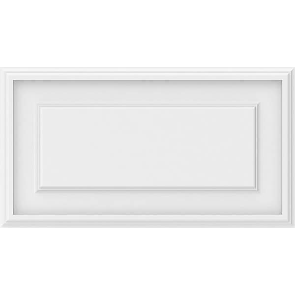 Ekena Millwork Legacy Raised Panel Decorative Wall Panel, 22"W x 12"H x 5/8"P - WALP22X12X062LEG