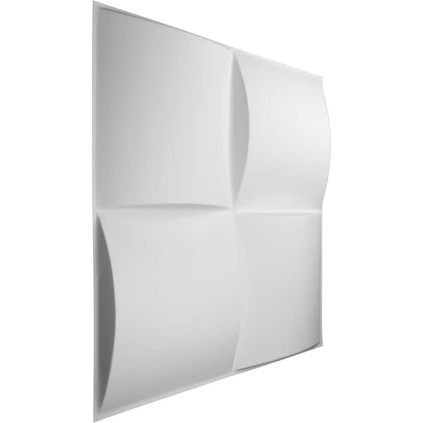 Ekena Millwork 19 5/8in. W x 19 5/8in. H Smith EnduraWall Decorative 3D Wall Panel Covers, Total 32.1 Sq. Ft., 12PK - WP20X20SMWH-CASE-12