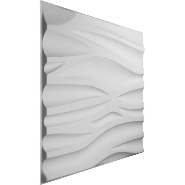 Ekena Millwork 19 5/8in. W x 19 5/8in. H Serina EnduraWall Decorative 3D Wall Panel, White, 20PK - WP20X20SRWH-CASE-20