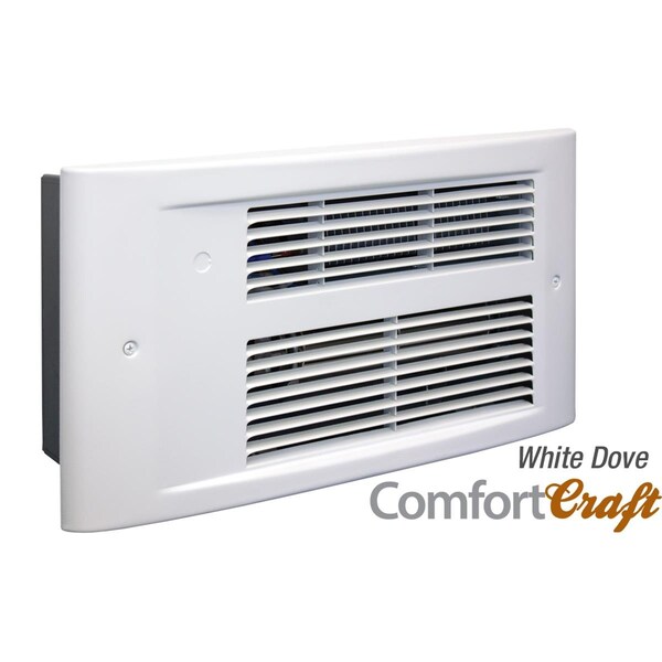 King Electric 120V PX ComfortCraft Wall Heater - 1500W, White Dove - KI316300