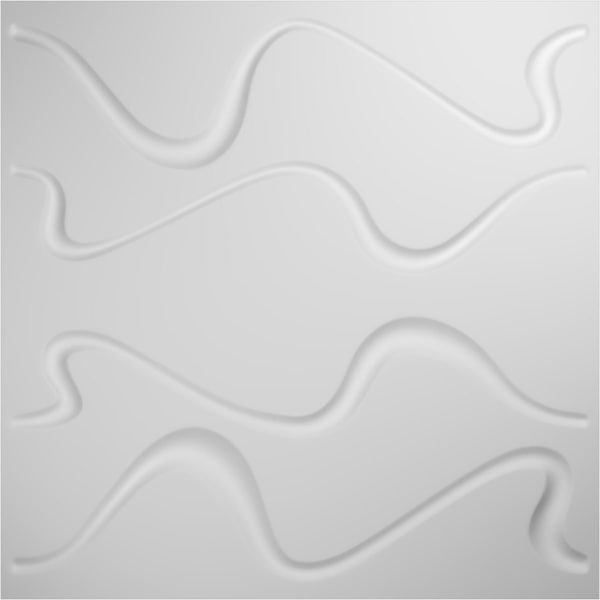 Ekena Millwork 19 5/8in. W x 19 5/8in. H Versailles EnduraWall 3D Wall Panel Covers, Total 32.1 Sq. Ft., 12PK - WP20X20VEWH-CASE-12
