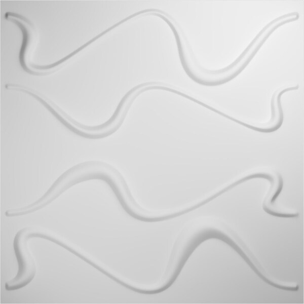 Ekena Millwork 19 5/8in. W x 19 5/8in. H Versailles EnduraWall 3D Wall Panel Covers, Total 32.1 Sq. Ft., 12PK - WP20X20VEWH-CASE-12