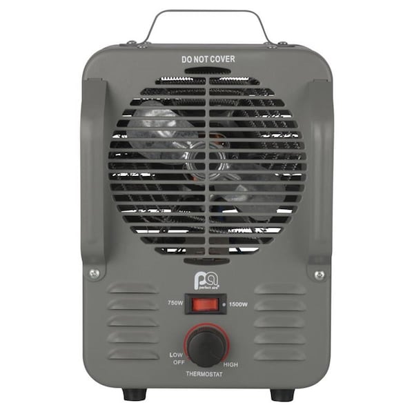Disciplediscipulo 12.25 x 17.25 x 17.25 in. Utility Milkhouse Heater, Gray - DI3313693