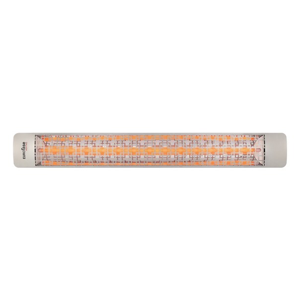 Eurofase 304 SS 61in Single Element 3000W 277V Heater, Stainless Steel, Brix Decor Plate - EF30277S5