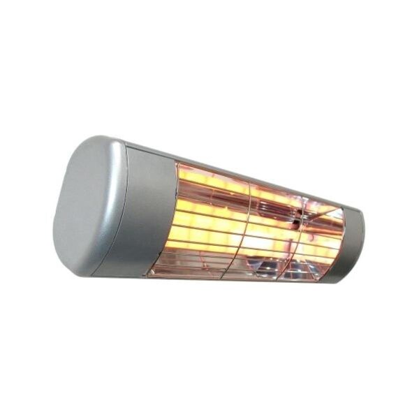 Patioplus 1500W 120V Outdoor Weatherproof Electric Wall Mounted Heater - Silver - PA3191324