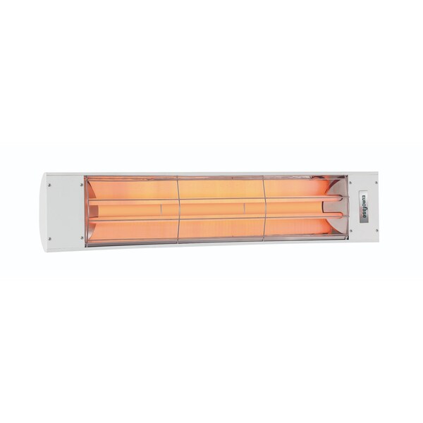 Eurofase SS 39in Dual Element 4000W 208V Heater, White, Standard Decor Plate - EF40208W