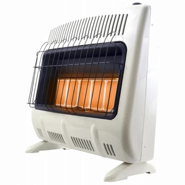 Dendesigns 30K Radiant Wall Heater with Thermostat, White - DE2067815