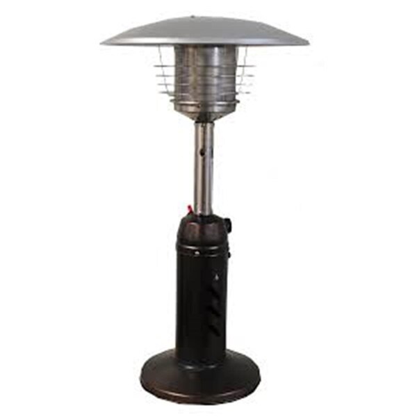 Sunheat Intl Traditional Round Design Tabletop Patio Heater - Golden Hammered - 99500