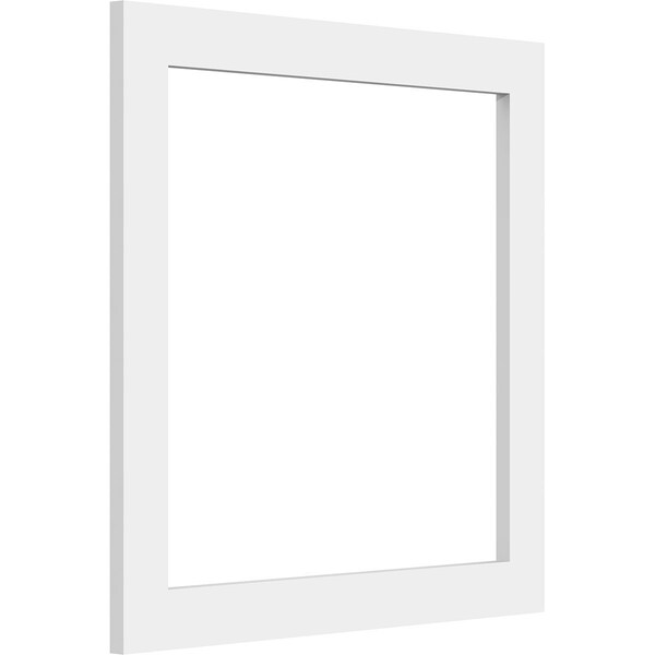 Ekena Millwork Prescott Decorative Wall Panel (Two-Piece), 16"W x 16"H x 3/8"P - WALP16X16X037PRE