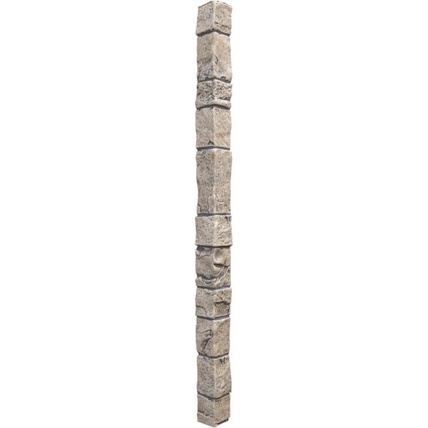 Ekena Millwork Universal Outside Corner for StoneWall Faux Stone Siding Panels - PNUOC03X48LG