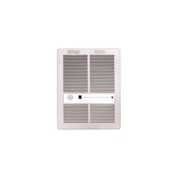 Tpi TPI Fan Forced Wall Heater With Summer Fan Switch H3317T2SRPW - 4800W 240V White - H3317T2SRPW