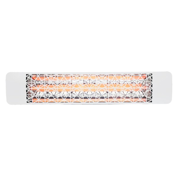 Eurofase 304 SS 39in Single Element 2500W 240V Heater, White, Astra Decor Plate - EF25240W4