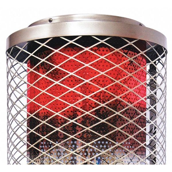 Dyna-Glo Portable Gas Floor Heater, Natural Gas, Matchless Piezo, 50,000 to 100,000 BtuH, 16 11/32 in L - RA100NGDGD