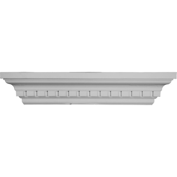Ekena Millwork 27 7/8"W x 5 1/4"H x 3 3/4"D Niche Shelf for  NCH23X43ML - NCH27X05DE