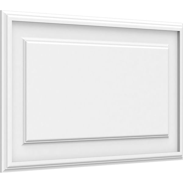 Ekena Millwork Legacy Raised Panel Decorative Wall Panel, 28"W x 16"H x 5/8"P - WALP28X16X062LEG