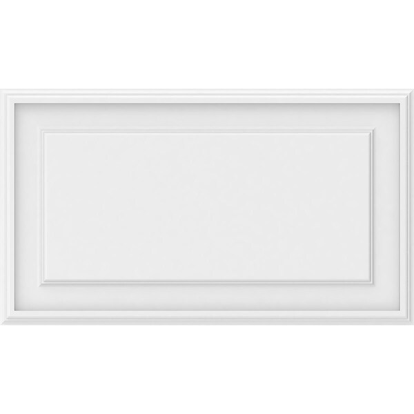 Ekena Millwork Legacy Raised Panel Decorative Wall Panel, 28"W x 16"H x 5/8"P - WALP28X16X062LEG