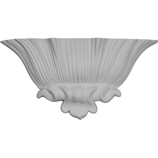 Ekena Millwork 14"W x 6 7/8"H x 2 3/4"D Niche Shelf for NCH18X38ME - NCH14X06CR