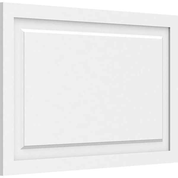 Ekena Millwork Harrison Raised Panel Decorative Wall Panel, 38"W x 24"H x 5/8"P - WALP38X24X062HAR