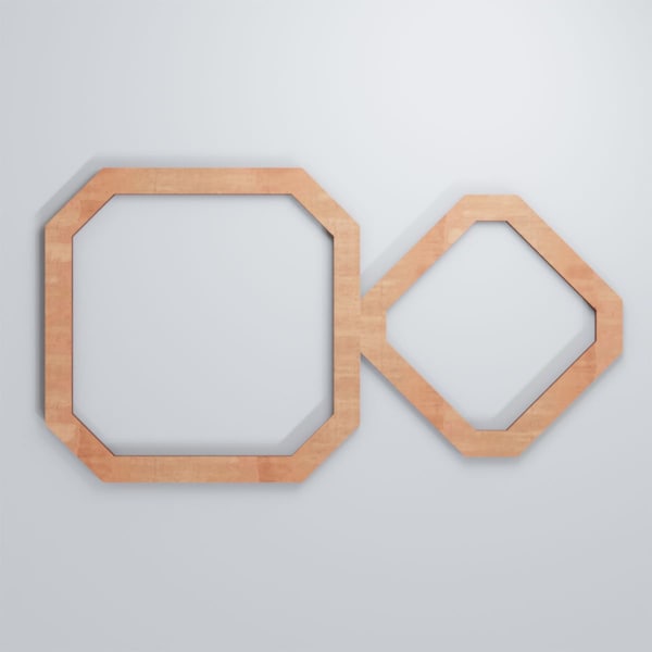 Ekena Millwork Small Lockhart Decorative Fretwork Wood Wall Panels, Cherry, 19 3/8"W x 11 3/8"H x 3/8"T - WALW12X12X0375LKHCH