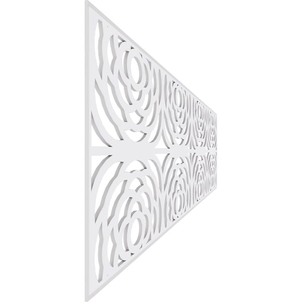 Ekena Millwork Set of Four Panels for 94 1/2"W x 24 1/4"H Edinburg Fretwork Wainscot Wall Paneling - WPKP12X01X47EBP