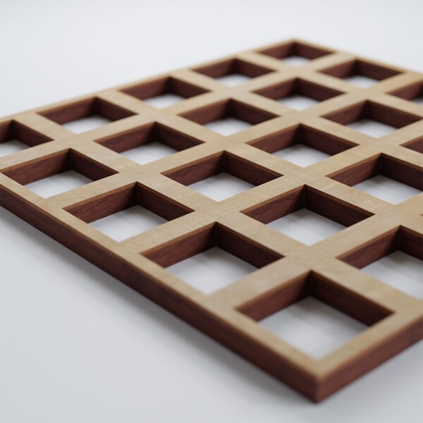 Ekena Millwork Extra Small Manchester Decorative Fretwork Wood Wall Panels, Birch, 7 3/8"W x 7 3/8"H x 3/8"T - WALW08X08X0375MNCBI