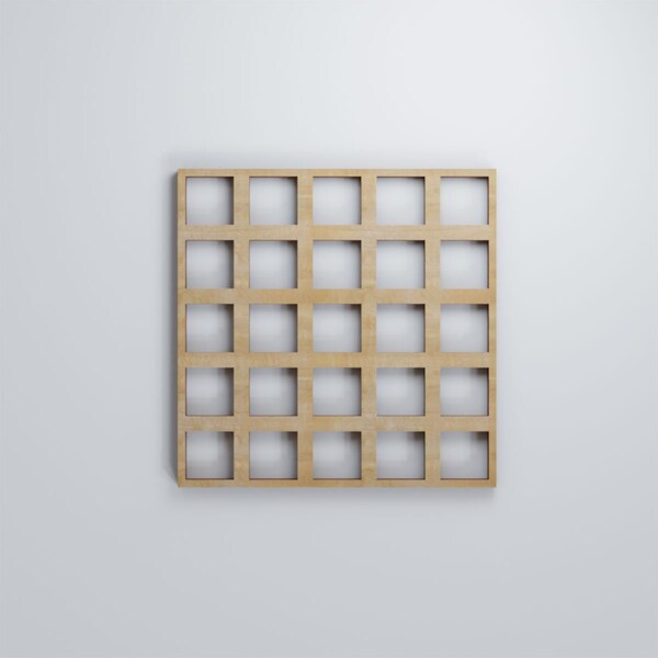 Ekena Millwork Extra Small Manchester Decorative Fretwork Wood Wall Panels, Birch, 7 3/8"W x 7 3/8"H x 3/8"T - WALW08X08X0375MNCBI