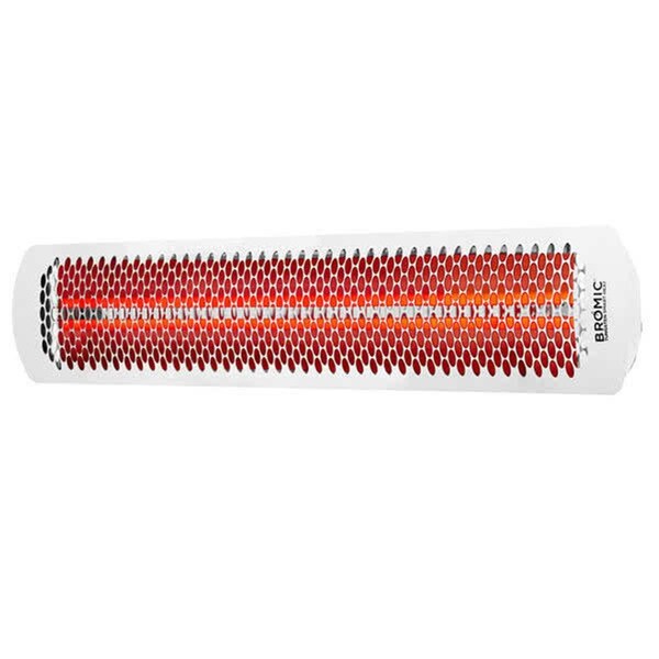 Caracteristicas Atractivas White Tungsten Smart-Heat Electric Outdoor Patio White Heater - 220-240V - 6000W - CA3373277