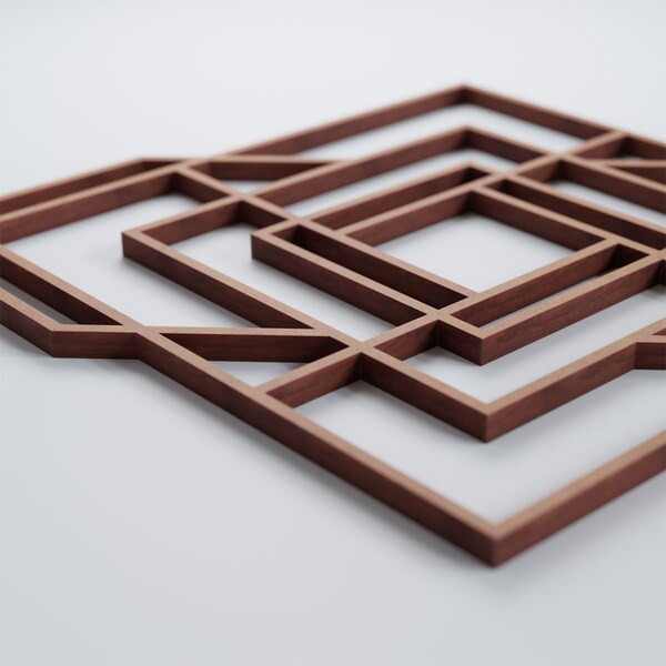 Ekena Millwork Small Norwood Decorative Fretwork Wood Wall Panels, Wood (Paint Grade), 11 3/8"W x 11 3/8"H x 3/8"T - WALW12X12X0375NWDMF