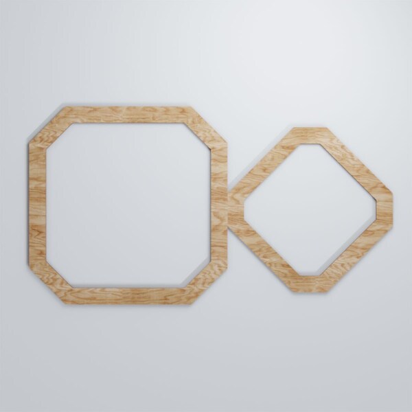Ekena Millwork Large Lockhart Decorative Fretwork Wood Wall Panels, Red Oak, 39 7/8"W x 23 3/8"H x 3/8"T - WALW24X24X0375LKHRO