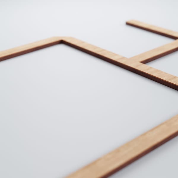 Ekena Millwork Medium Burnett Decorative Fretwork Wood Wall Panels, Alder, 28 7/8"W x 15 3/8"H x 3/8"T - WALW16X16X0375BURAL