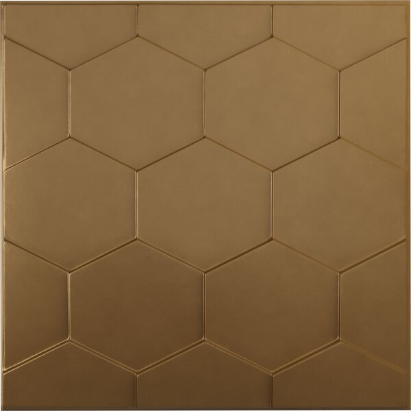 Ekena Millwork 19 5/8in. W x 19 5/8in. H Honeycomb EnduraWall Decorative 3D Wall Panel Covers 2.67 Sq. Ft. - WP20X20HBCGH