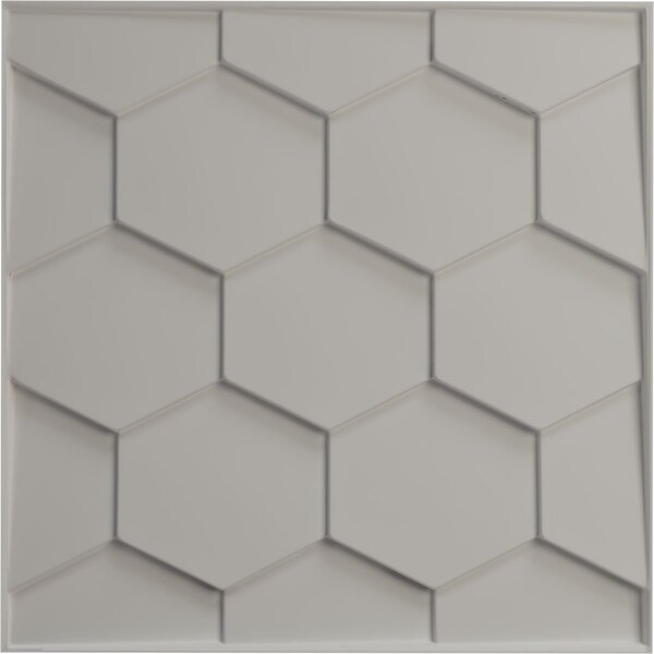 Ekena Millwork 19 5/8in. W x 19 5/8in. H Honeycomb EnduraWall Decorative 3D Wall Panel Covers 2.67 Sq. Ft. - WP20X20HBCGH