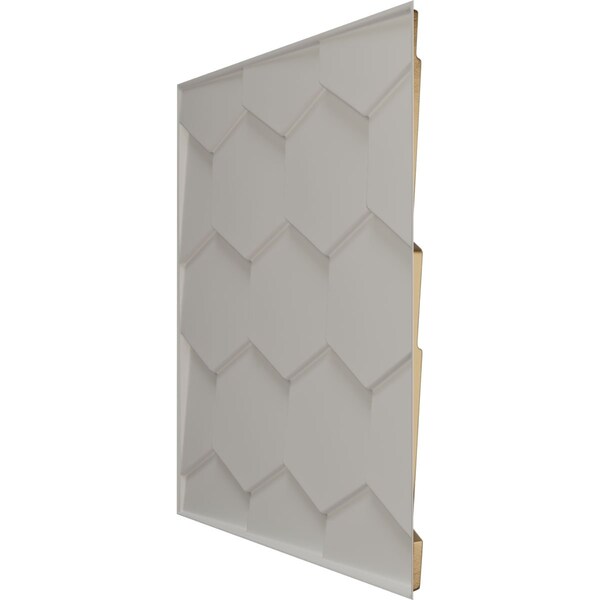 Ekena Millwork 19 5/8in. W x 19 5/8in. H Honeycomb EnduraWall Decorative 3D Wall Panel Covers 2.67 Sq. Ft. - WP20X20HBCGH