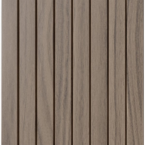 Designs Of Distinction 1-1/2" Thin Bevel Slat Tambour - Walnut (12"W x 48"L) - 011248206WL1
