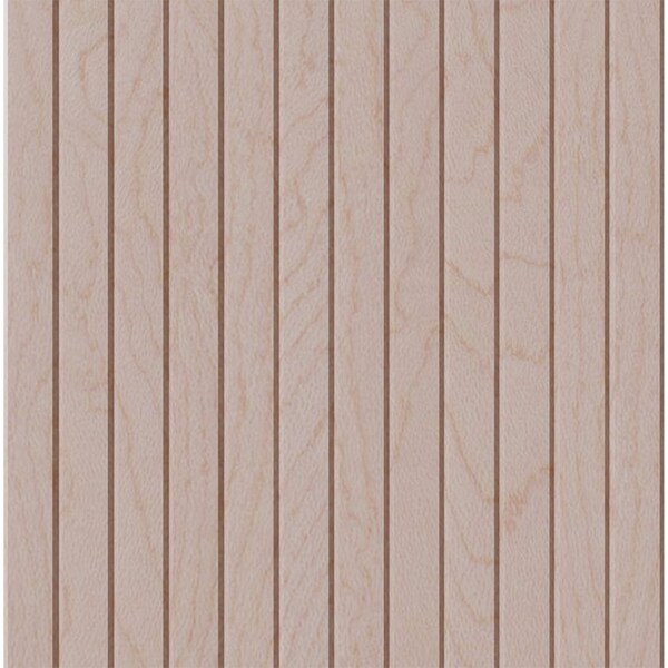 Designs Of Distinction 1" Thin Bevel Slat Tambour - Hard Maple (12"W x 96"L) - 011296203HM1