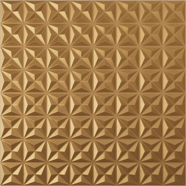 Ekena Millwork 19 5/8in. W x 19 5/8in. H Coralie EnduraWall Decorative 3D Wall Panel Covers 2.67 Sq. Ft. - WP20X20CIBGL