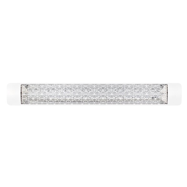 Eurofase 304 SS 61in Single Element 3000W 240V Heater, White, Astra Decor Plate - EF30240W4