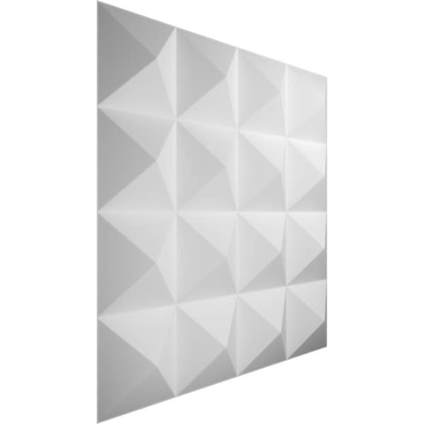 Ekena Millwork 19 5/8in. W x 19 5/8in. H Cornelia EnduraWall Decor 3D Wall Panel Covers, Total 26.75 Sq. Ft., 10PK - WP20X20CNWH-CASE-10