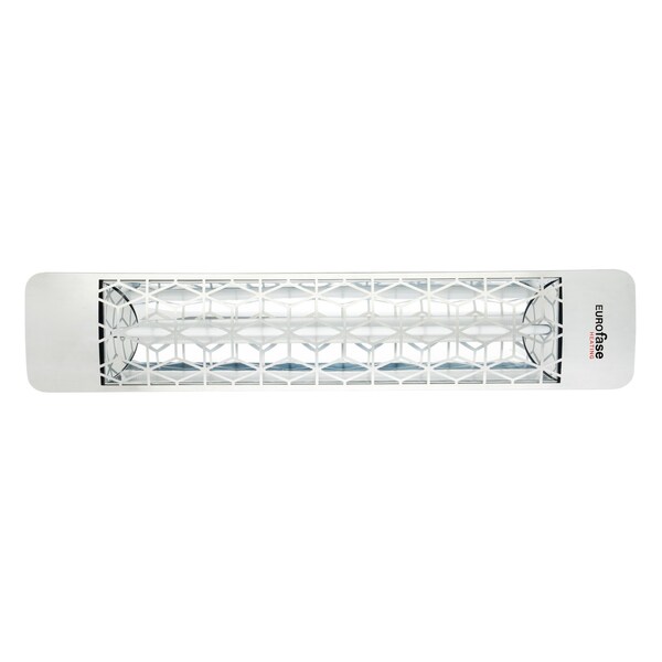 Eurofase 304 SS 39in Single Element 2000W 240V Heater, Stainless Steel, Stella Decor Plate - EF20240S6
