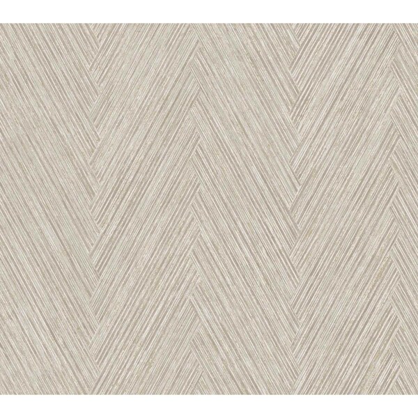 York Wallcoverings Thatched Chevron Linen Wallpaper - FM1056