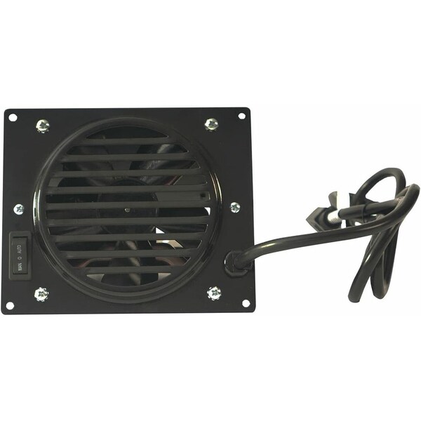 Generic Fan Blower for MG Style Gas Space Heaters Greater than 10,000 BTU, Black Finish - BMGB100-BK